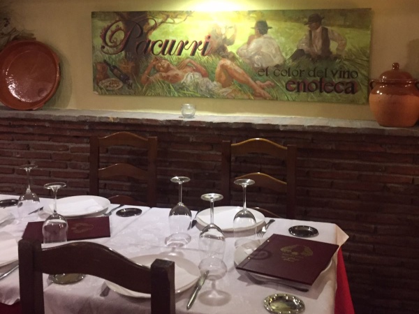 Restaurante Pacurri en Granada